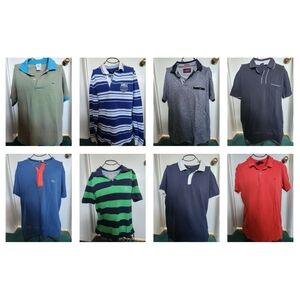 A bundle of 10 men polo shirts